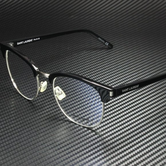 Saint Laurent Men's Shiny Black Eyeglasses! - Picture 1 of 4